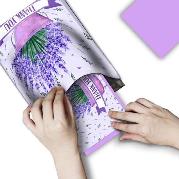 🆑 Lavender Thank You 4x6 Insert Cards Pack of 25 - Picture 2 of 4